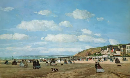 La spiaggia di Trouville, 1863